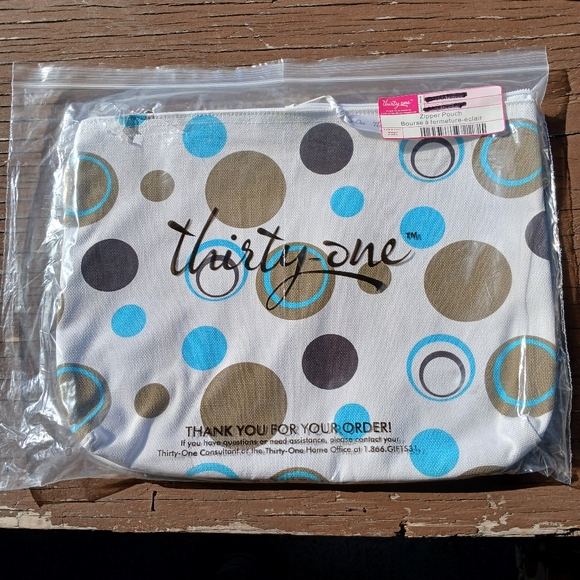 Thirty-One Zipper Pouch, Large - Picture 5 of 6